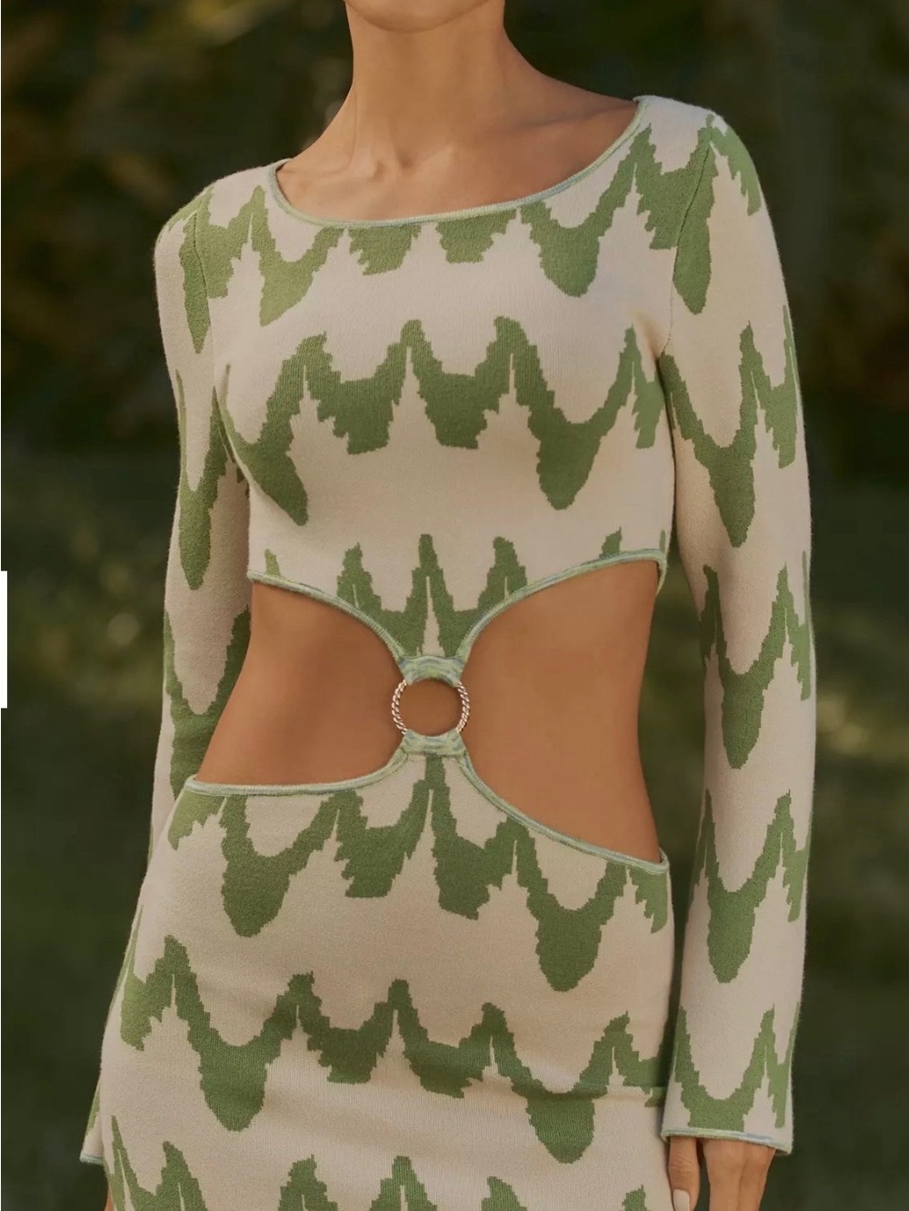 Anthropologie Celandine Cut Out Dress M